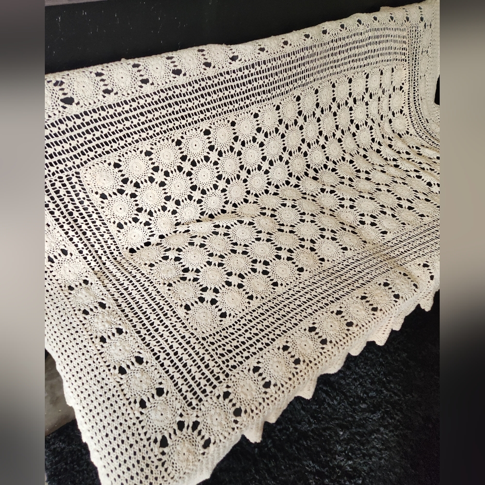 Large Vintage Handmade Doilie